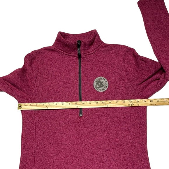 Women's Duluth Pack Pink Quarter-Zip Fleece - Picture 3 of 9